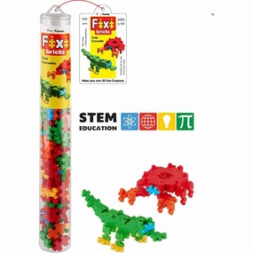 Fixi Bricks Aqua Tube 3 - Crocodile and Crab | 120 Pieces (6-10 Years)