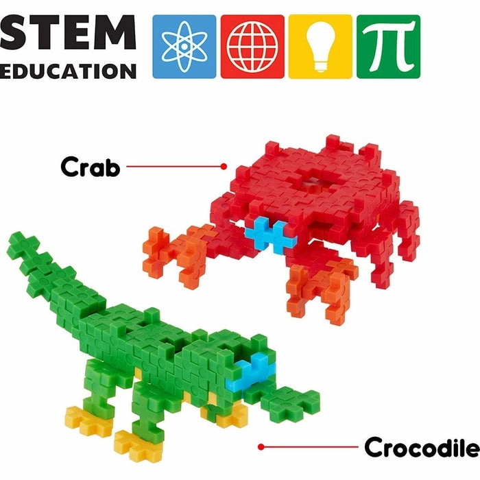 Fixi Bricks Aqua Tube 3 - Crocodile and Crab | 120 Pieces (6-10 Years)