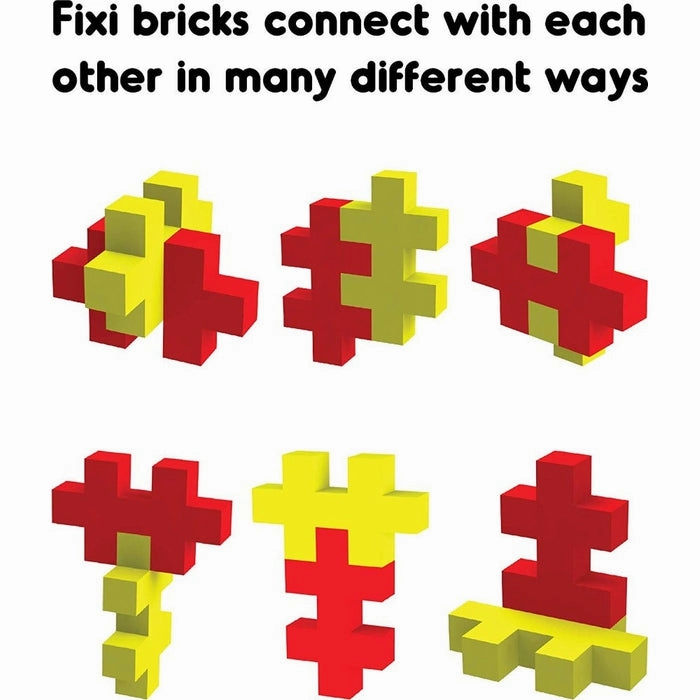 Fixi Bricks Aqua Tube 3 - Crocodile and Crab | 120 Pieces (6-10 Years)