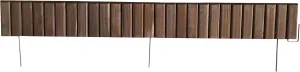 Flexible Brown Natural Lawn & Landscape Border Edging (10 Feet)