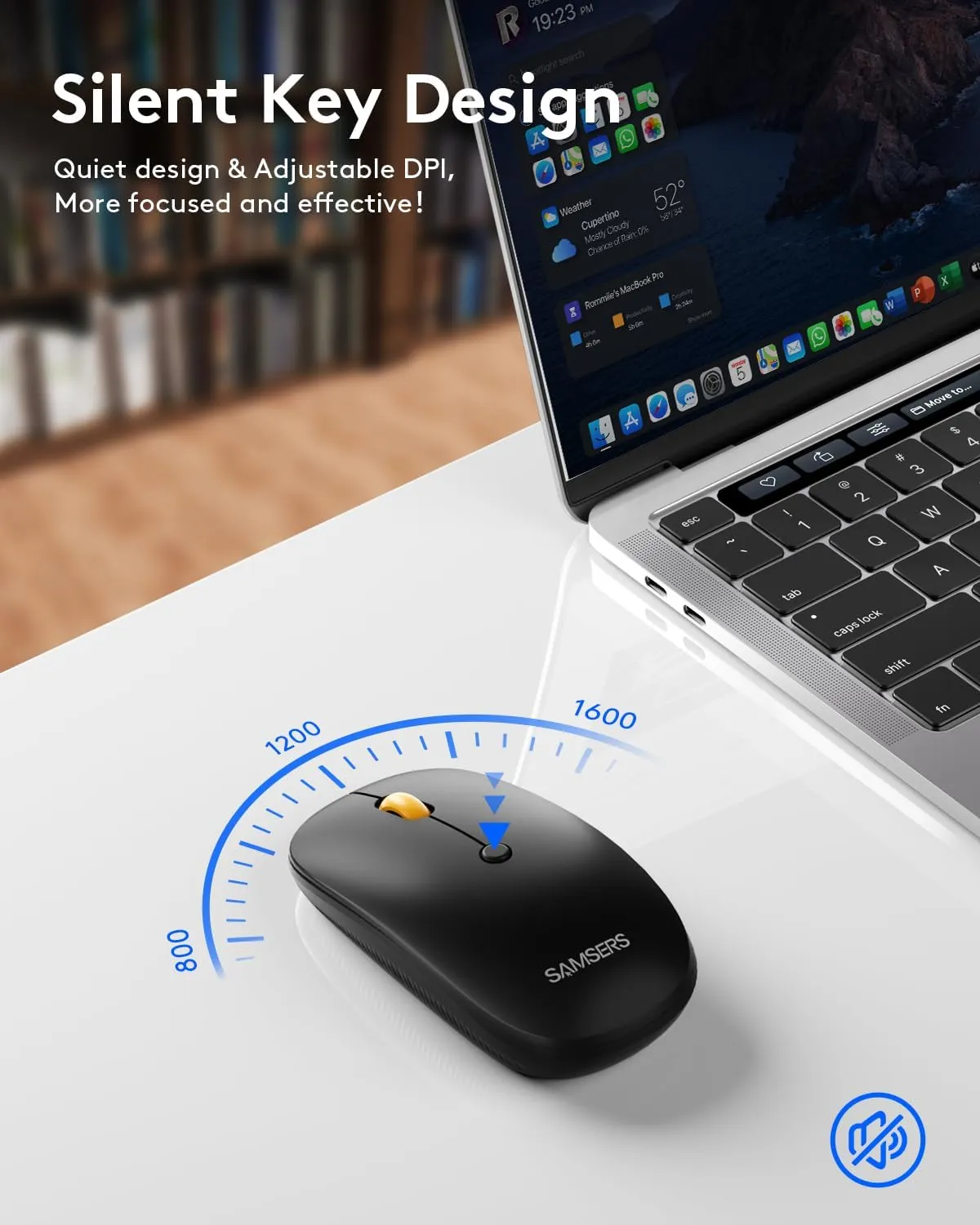 Foldable Keyboard and Mouse, Samsers Folding Bluetooth Keyboard Combo, 2.4G   BT5.0 x 2, Full-Size Portable Travel Keyboard & USB-C Rechargeable Wireless Mouse for iOS Android Windows Mac OS