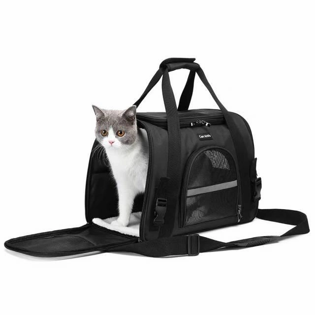 Foldable Cat Dog Carrier: Portable, Soft & Convenient