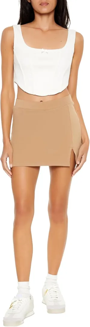 Forever 21 Women's Vented Mini Skort