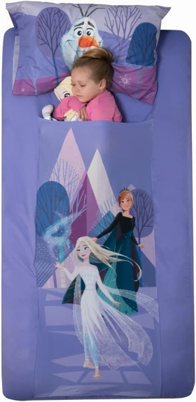 Franco Disney's Frozen Kids Bedding Super Soft Compression Snuggle (TM) Sheets, Twin, (Official Disney Product)