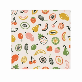 Fruit Pattern Face Towel - Fun & Colorful Kitchen Essential