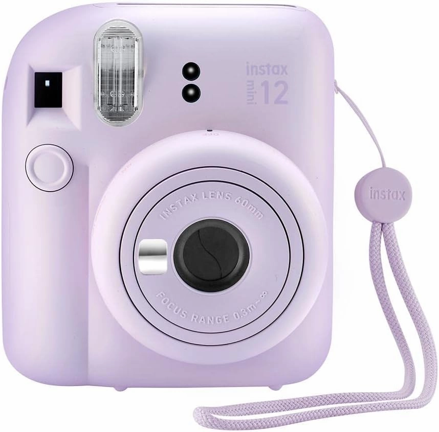 Fujifilm Instax Mini 12 Instant Camera with Case, Decoration Stickers, Frames, Photo Album and More Accessory kit (Lilac Purple)…