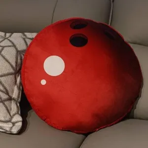Funny Stuffed Bowling Plush Pillow Toy 14.9Inch Simulation Pillow Plush Ball Pillow Nap Pillow Bowling Plushies Sports Decoration Gifts for Boys