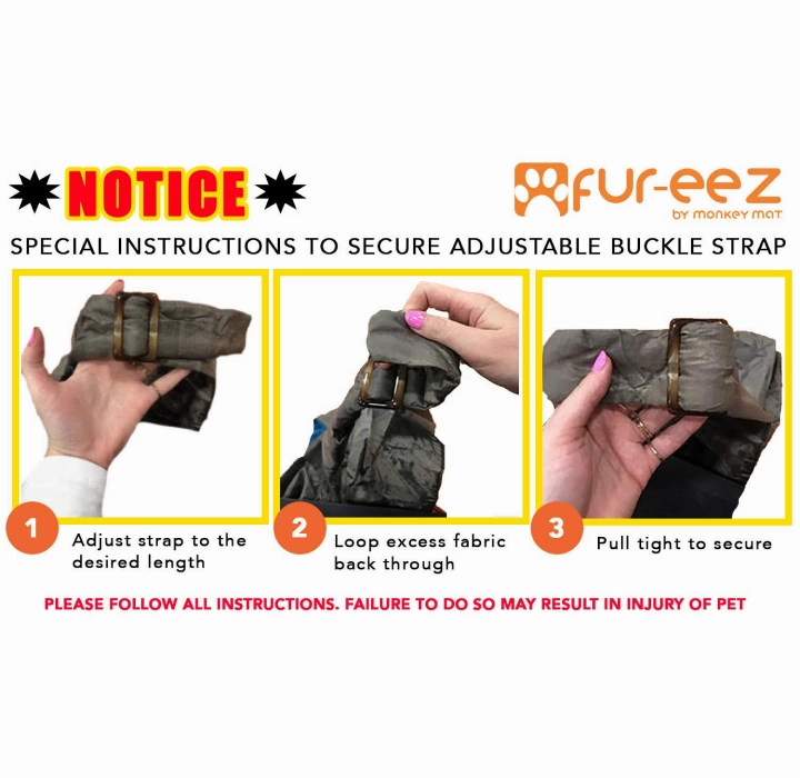 Fur-eez Portable Pet Sling Carrier for Small Pets