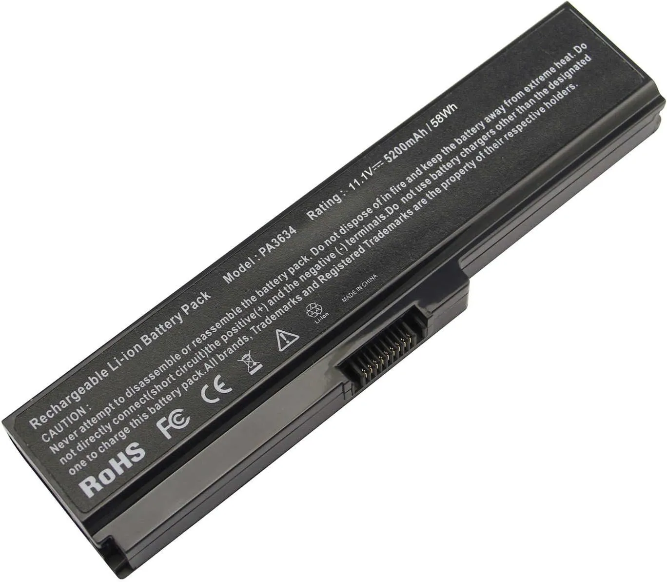 Futurebatt Laptop Battery fit Toshiba Satellite A665 C655 L645 L645D L650 L650D L655 L655D L670 L675 M300 M301 M305 M505 U405 Series, p/n PABAS228 PA3634U-1BRS PA3634U-1BAS PA3635U-1BAM PA3636U-1BRS
