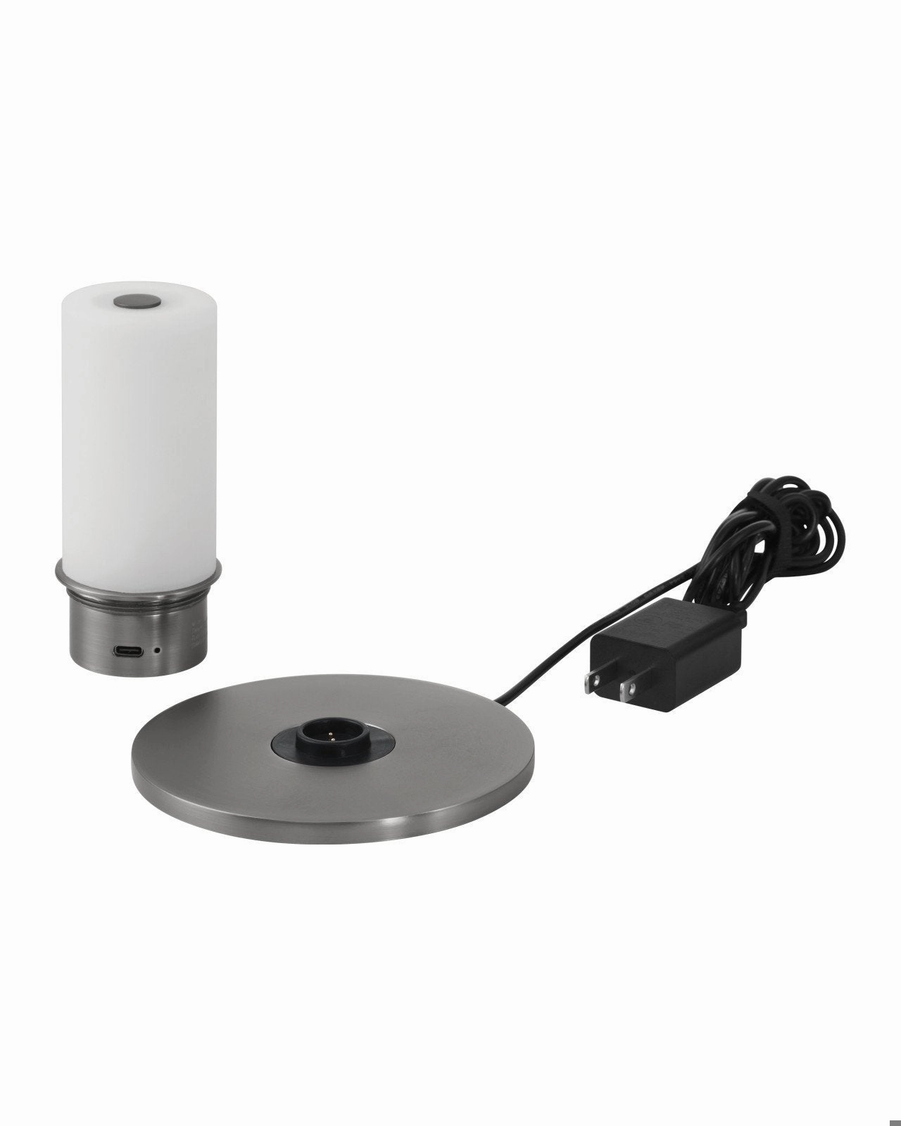 Galavant Nickel Cordless Table Lamp