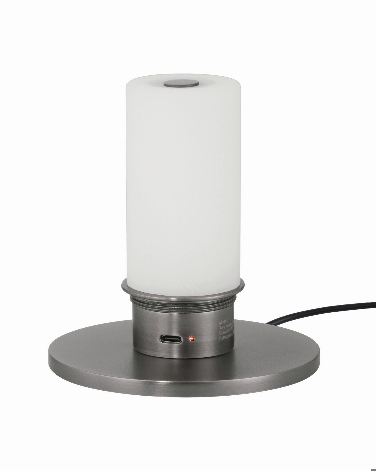 Galavant Nickel Cordless Table Lamp