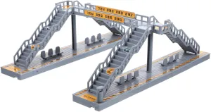 GALPADA 2 Sets Railway Scenery Overhead Footbridge Model Footbridge Decor for Sand Table DIY Miniature Accessory for Dollhouse and Scene Enhancement