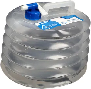 GALPADA Portable Collapsible Water Container Camping Accessory Emergency Storage Bag Pe Material Water Carrier Compact