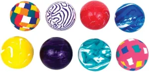 GEDDES Raymond 45mm Super Balls (Pack of 50) - Assorted Medium Sized Bouncy Balls for Kids - Novelty Toys for Birthday Party Favors and Prizes