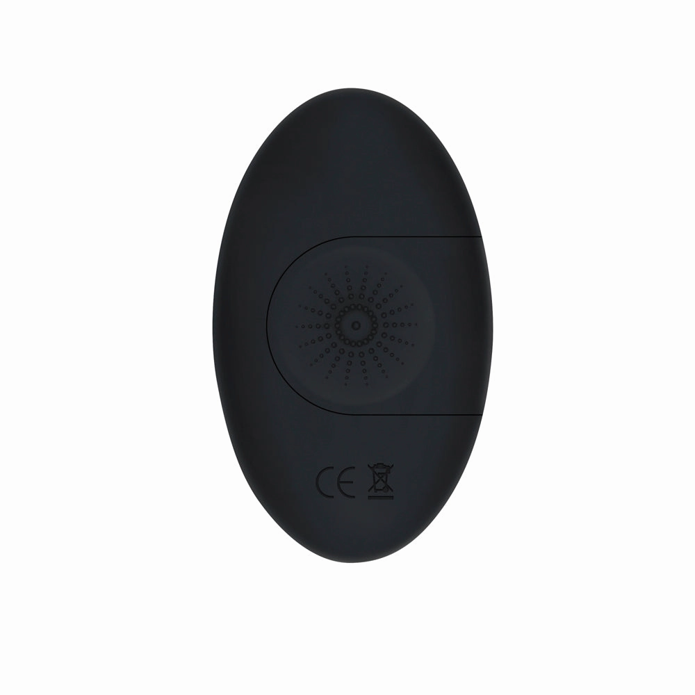 Gender X Electric Blue Rechargeable Remote-Controlled Vibrating Anal Plug Clear/Blue