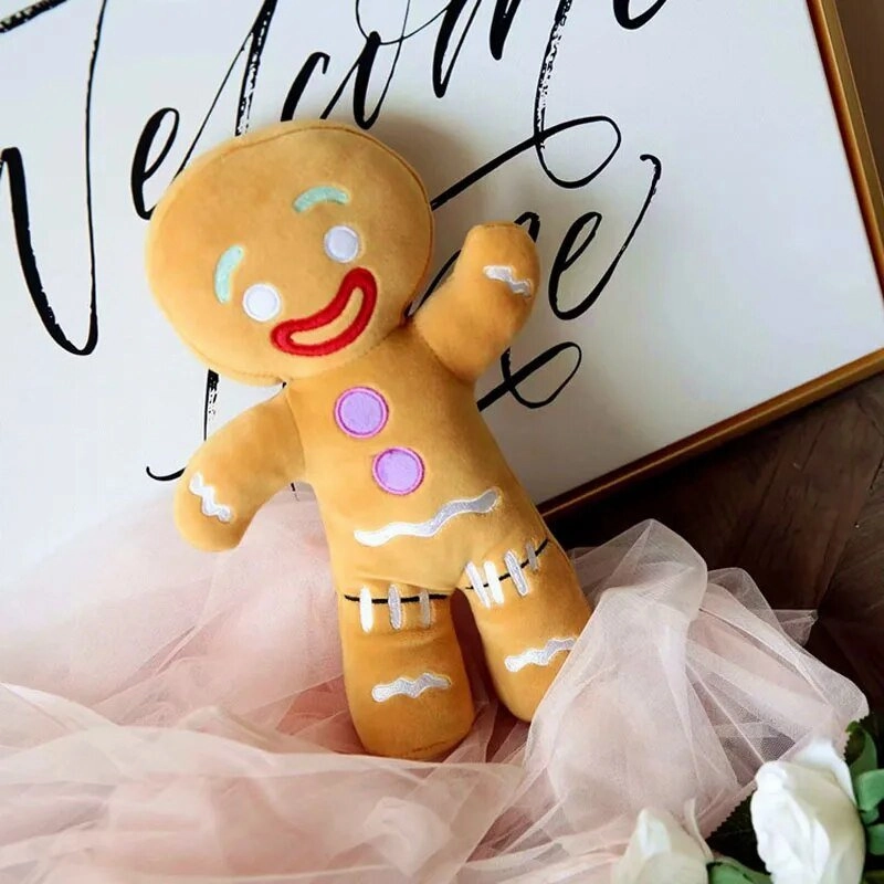 Gingerbread Man Plush Cushion Pillow