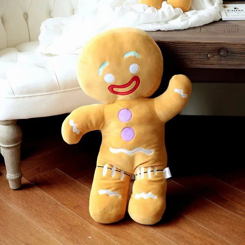 Gingerbread Man Plush Cushion Pillow