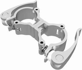Global Truss Mini Aluminum 2" Quick Release Swivel Jointed Wrap Around Clamp, 220lbs Max Load