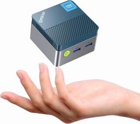 GMKtec Mini PC Intel N97 (up to 3.60GHz) Micro Desktop Computer 12GB DDR5 512GB SSD for Business, School, Office, Nucbox G5