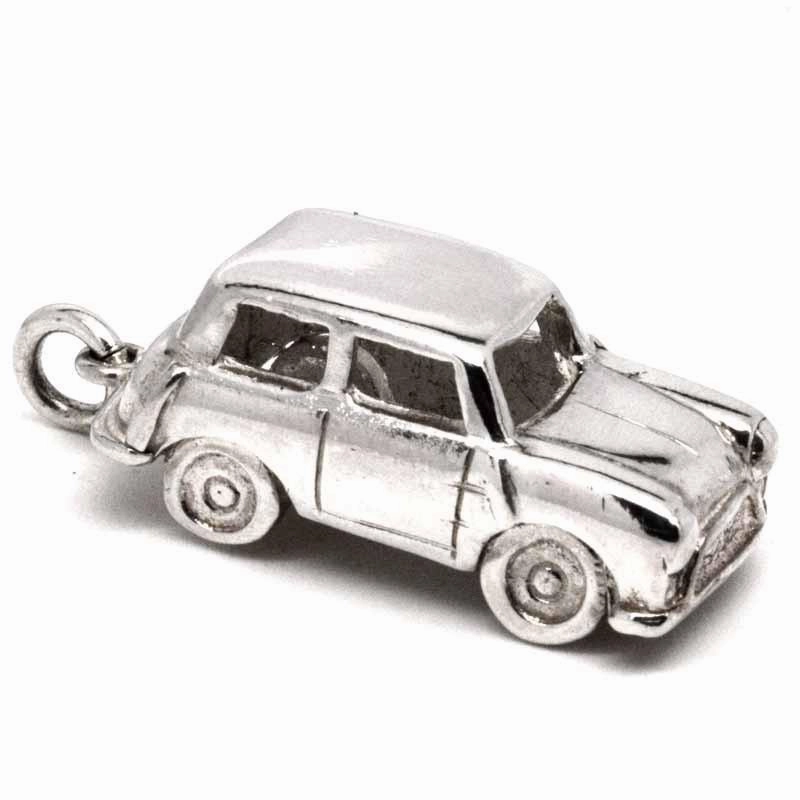 Gold Mini Car Charm