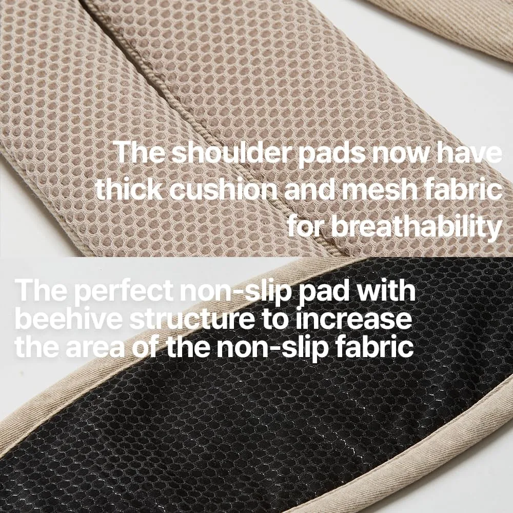 GOOSEKET 365 Toddler Carrier, 100% Cotton, Lightweight, Easy-to-USE, Portable, Suitable from 6-48 Months, Supports UP to 44LBS (Brown Leopard)