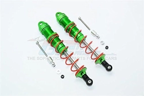 GPM For Arrma 1:8 KRATON/OUTCAST/TALION/KRATON V5 / NOTORIOUS V5 / 1:7 FIRETEAM Upgrade Parts Aluminum Rear Adjustable Dampers 135mm - 1Pr Set Green