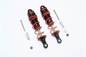 GPM for Arrma Senton 6S BLX (AR102654) & Typhon 6S BLX (AR106013) Upgrade Parts Aluminum Front Adjustable Dampers 100mm - 1Pr Set Brown