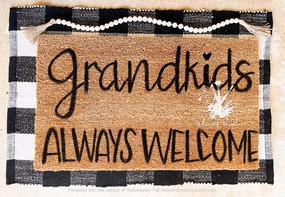 Grandkids Welcomed Doormat
