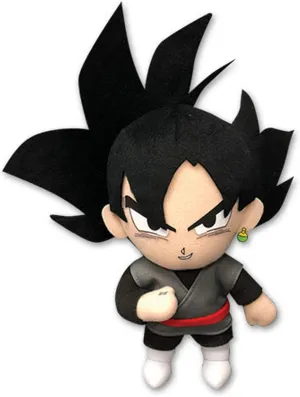 Great Eastern Entertainment Dragon Ball Super- Goku Black Plush 8" H, Brown/a