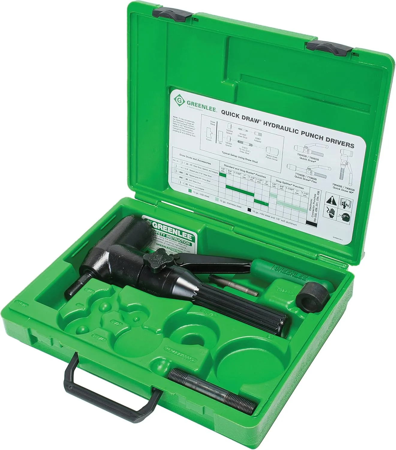 Greenlee 7904SB Quick Draw 90 Hydraulic Punch Driver & Kit