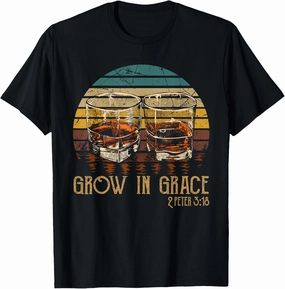 Grow In Grace 2 Peter 3:18 Quotes Music T-Shirt