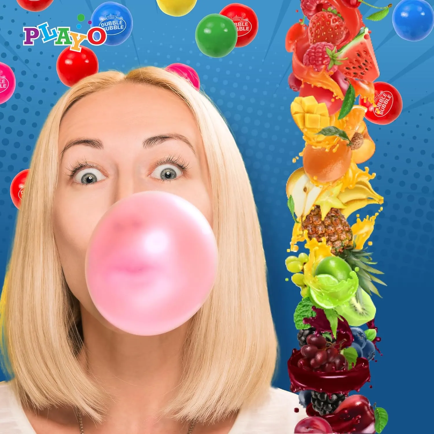 Gumball Machine for Kids 8.5" - Coin Operated Bubble Gum Machine and Toy Bank - Candy Machine Dispenser Includes 85 Gum Balls - Great Candy Dispenser Machine Gift Toys for Girls and Boys (Red)