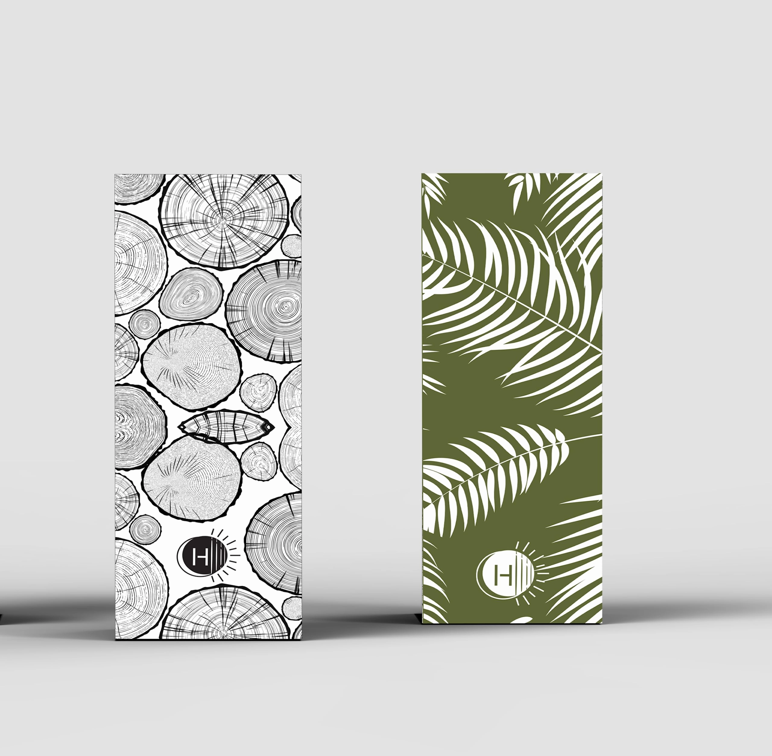 Hairaco Foil Board, Long Length Acrylic Balayage Hair Foil Board for Hairstylist (5x14 inches) Tree Ring Nature Collection
