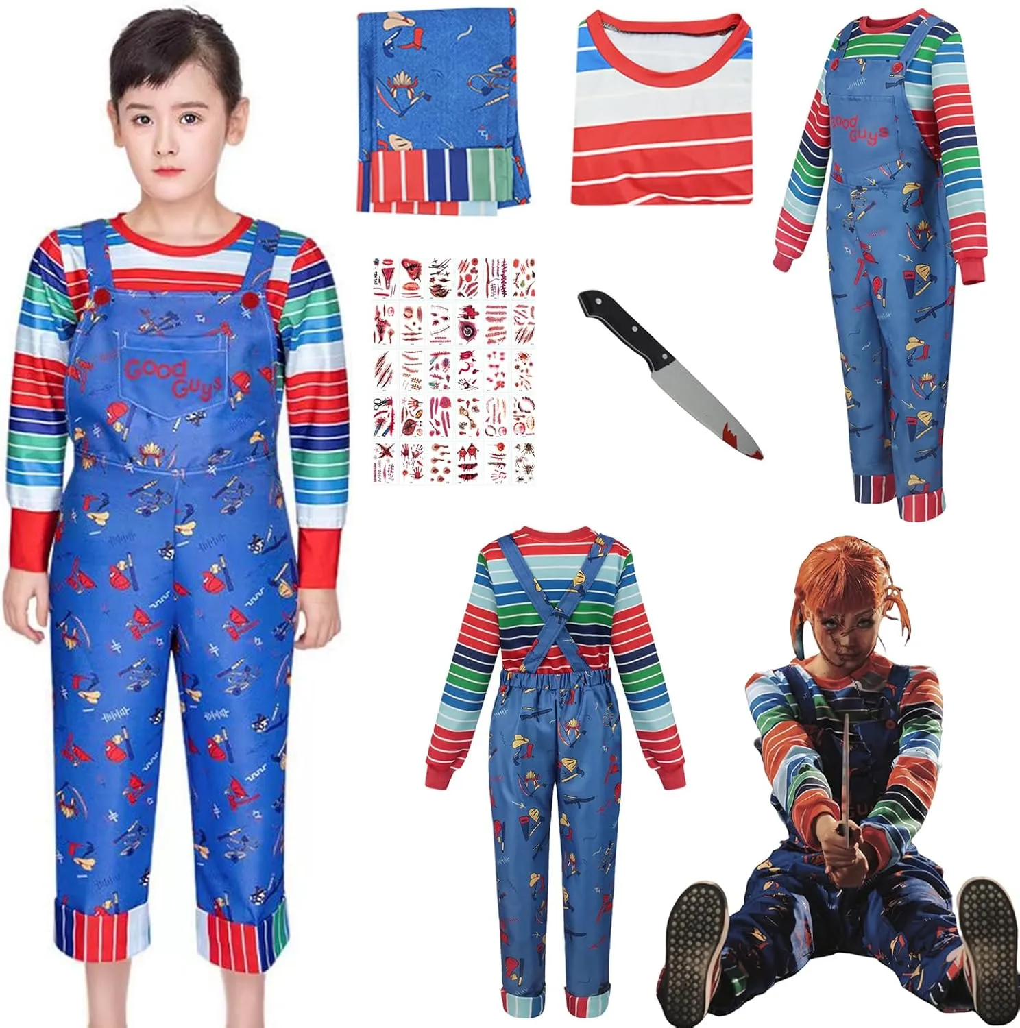 Halloween Anime Cosplay Cute Funny Costume Pants Outfit Suit Full Set for Party