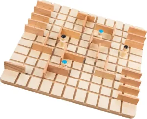 HANABASS 1Set Educational Wooden Chess Game Board for Player Strategy Logic Maze Cognitive Plaything for Developing Critical Thinking Skills