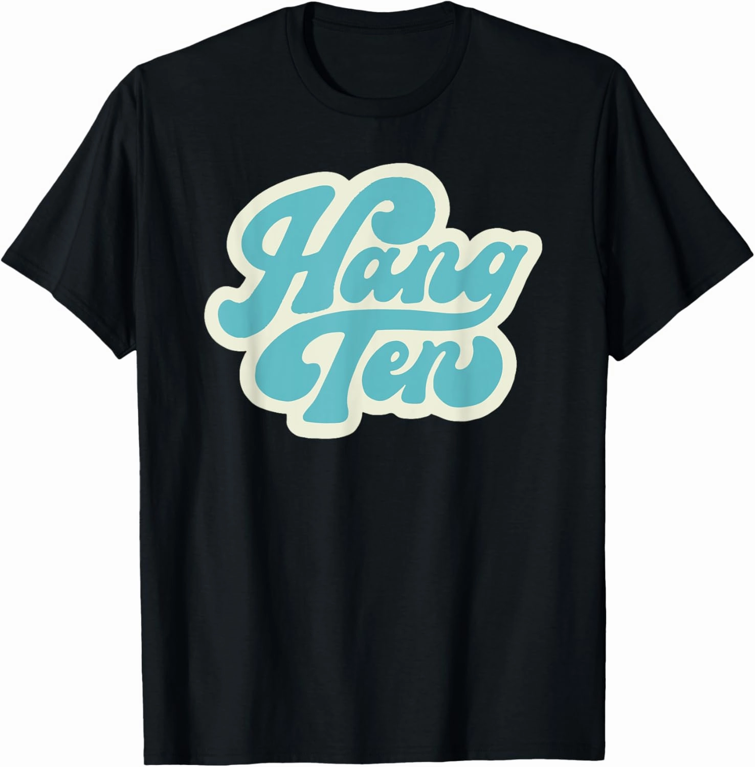 Hang Ten Classic Retro Surf Surfboard T-Shirt