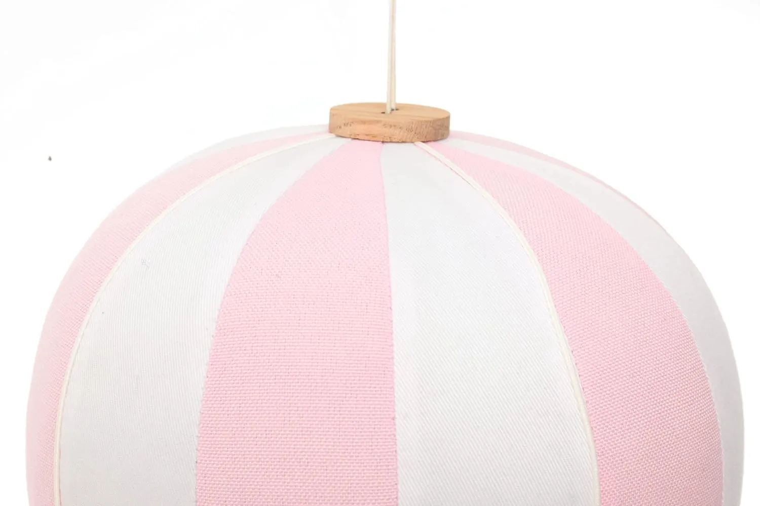 Hanging Pink-White Hot Air Balloon Kid Nursery Children Room Decor Baby Shower Gift Large 12 in