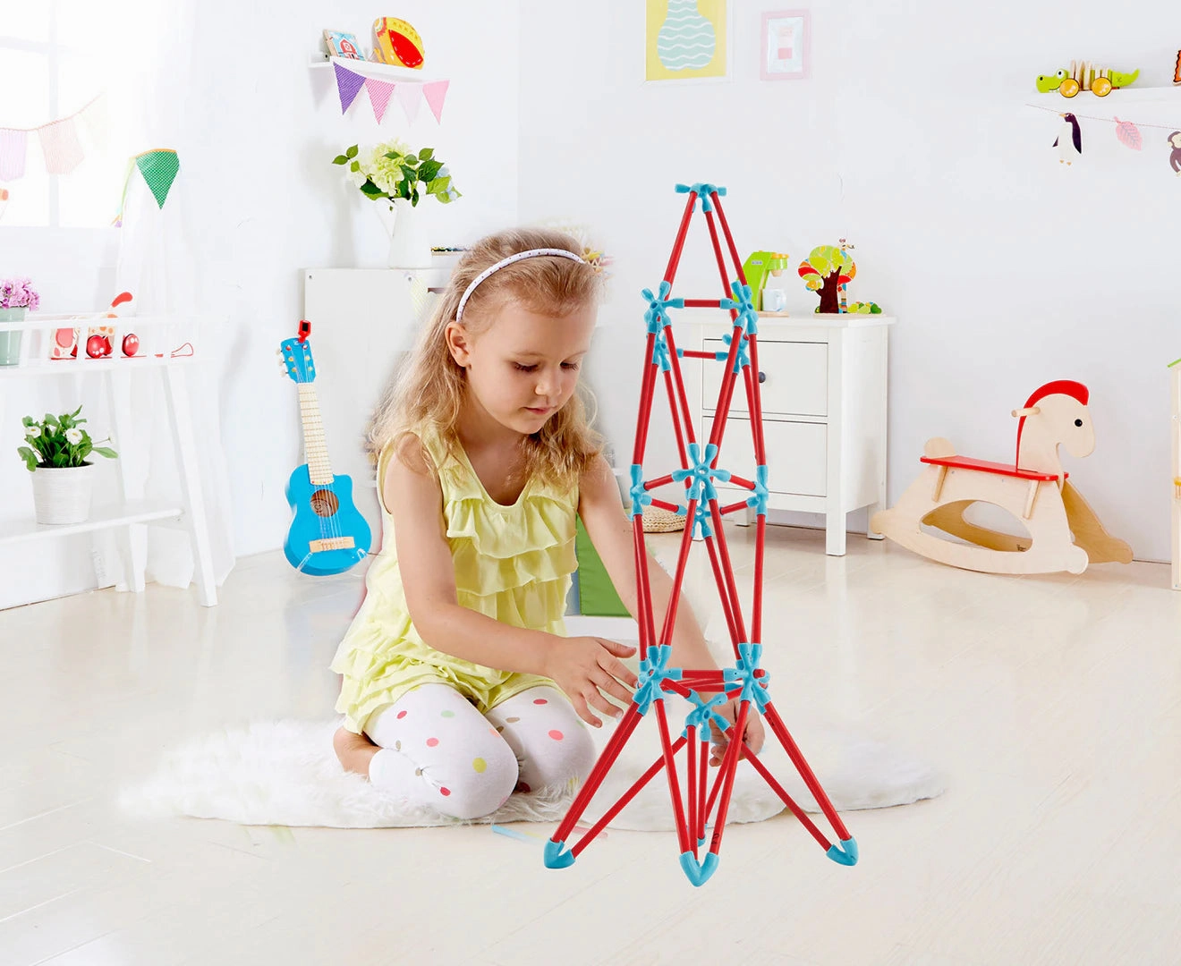 Hape Flexistix Creativy Kit Early Science STEM Toys Gifting Idea for 4yrs 