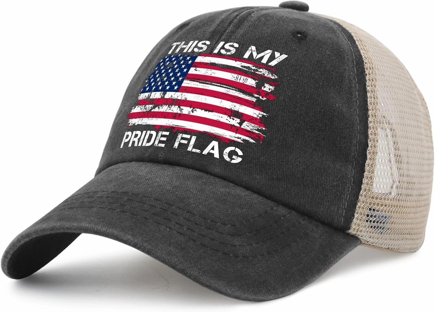 Hat Men Vintage America Flag Tennis Hat Womens AllBlack Cycling Caps Cute for Handyman