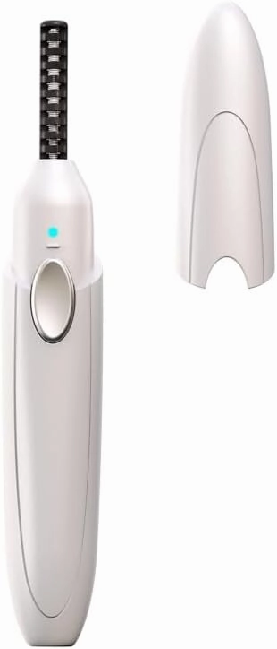 Heated Eyelash Curler, Eyelash Curlers Heated, 3 Modes Eyelash Curlers Heated, 24h Long Lasting Eyelash Heated Curler, 10s Heating Eyelash Curlers for Women, USB Heated Lash Curler with Comb