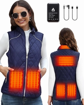 Heated Vest Women Rechargeable with Battery Pack included Slim fit Electric heated coat，Women‘s Heated Vests