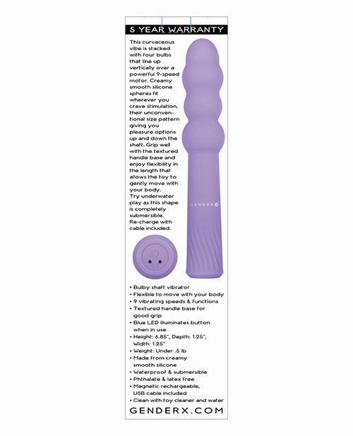 Hella Raw Gender X Bumpy Ride - Purple