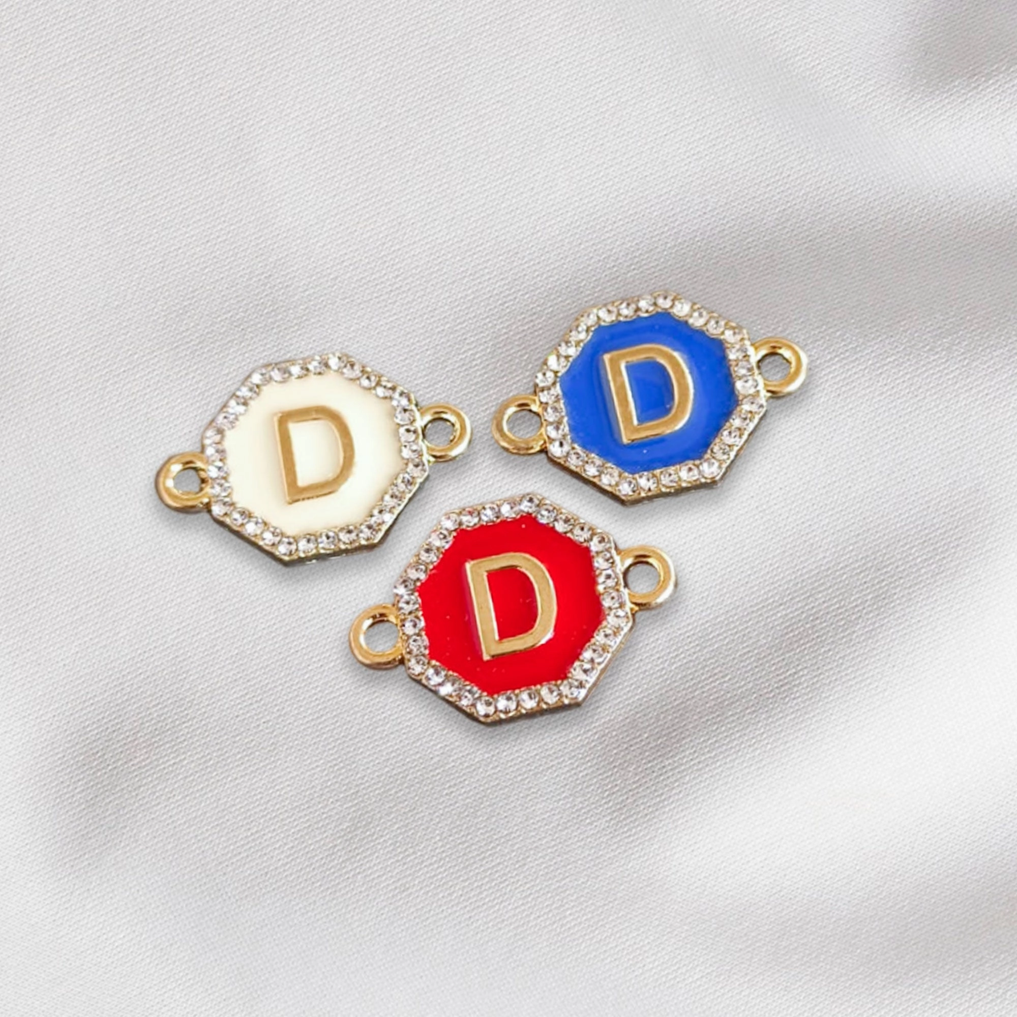 Hexagon - Alphabet Charm