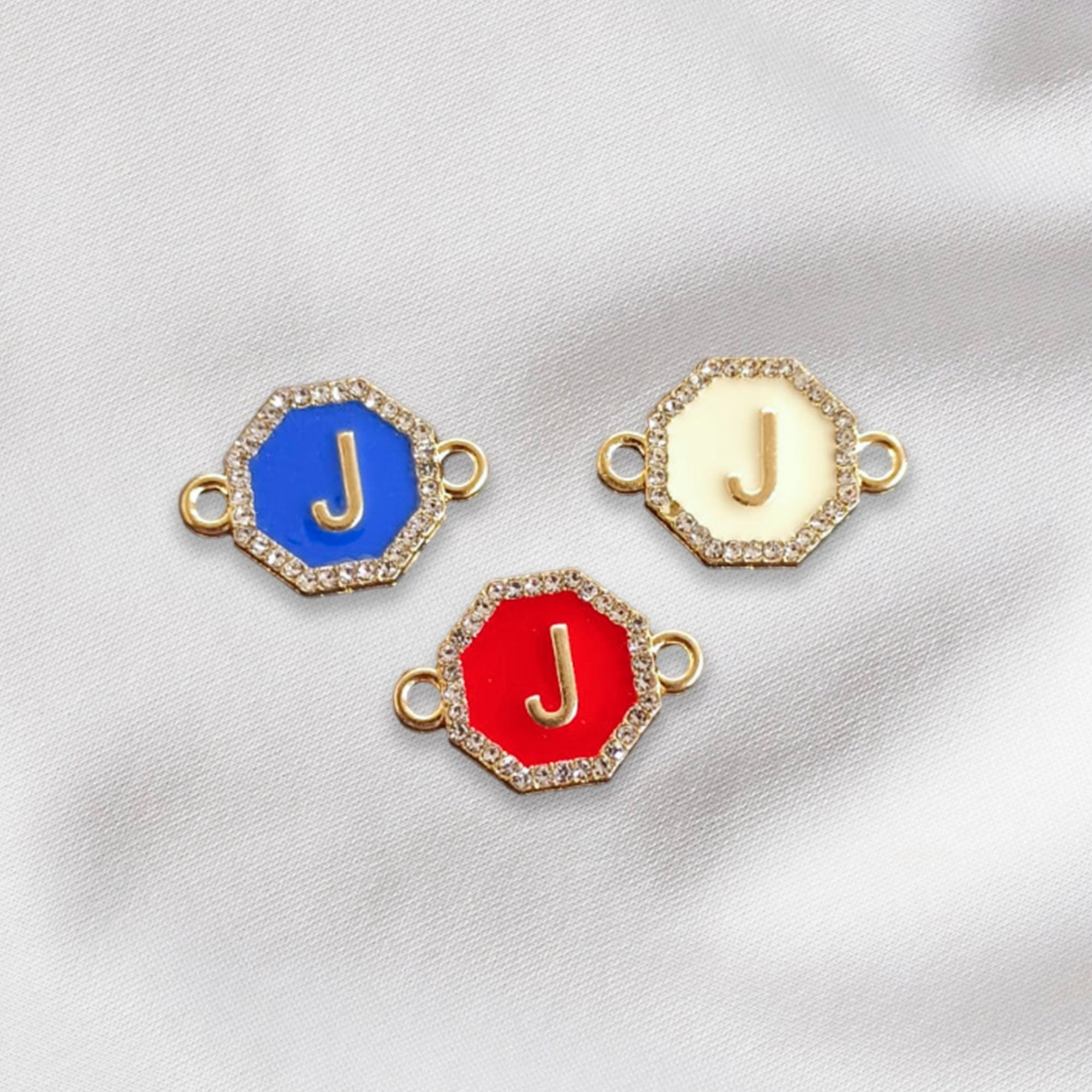 Hexagon - Alphabet Charm