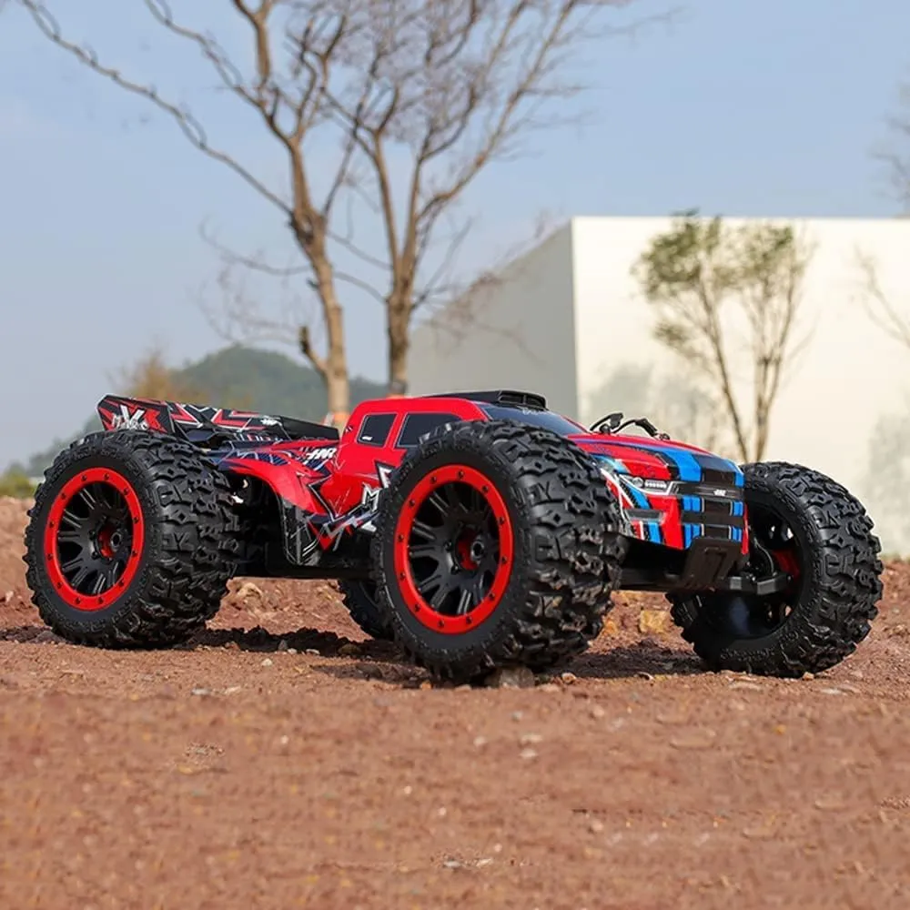 High Speed Brushless RC Car, 1:8 Scale RC Monster Truck,Racing Hobby Car for Adults, 90kmh, 4WD All Terrain Off-Road Remote Control Car, 2.4Ghz RC Racing Car for Adults