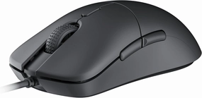 HK GAMING Mira XM1 Ultra Lightweight Gaming Mouse | 58 Grams | max 16000 cpi | 1kHz USB Wired | 6 Buttons | Anti Slip Grips (Black)