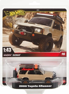 Hot Wheels Premium 1:43rd Scale Vehicle, Officially Licensed Replicas for Adult Collectors, Real Riders Tires, Metal/Metal Body & Chassis