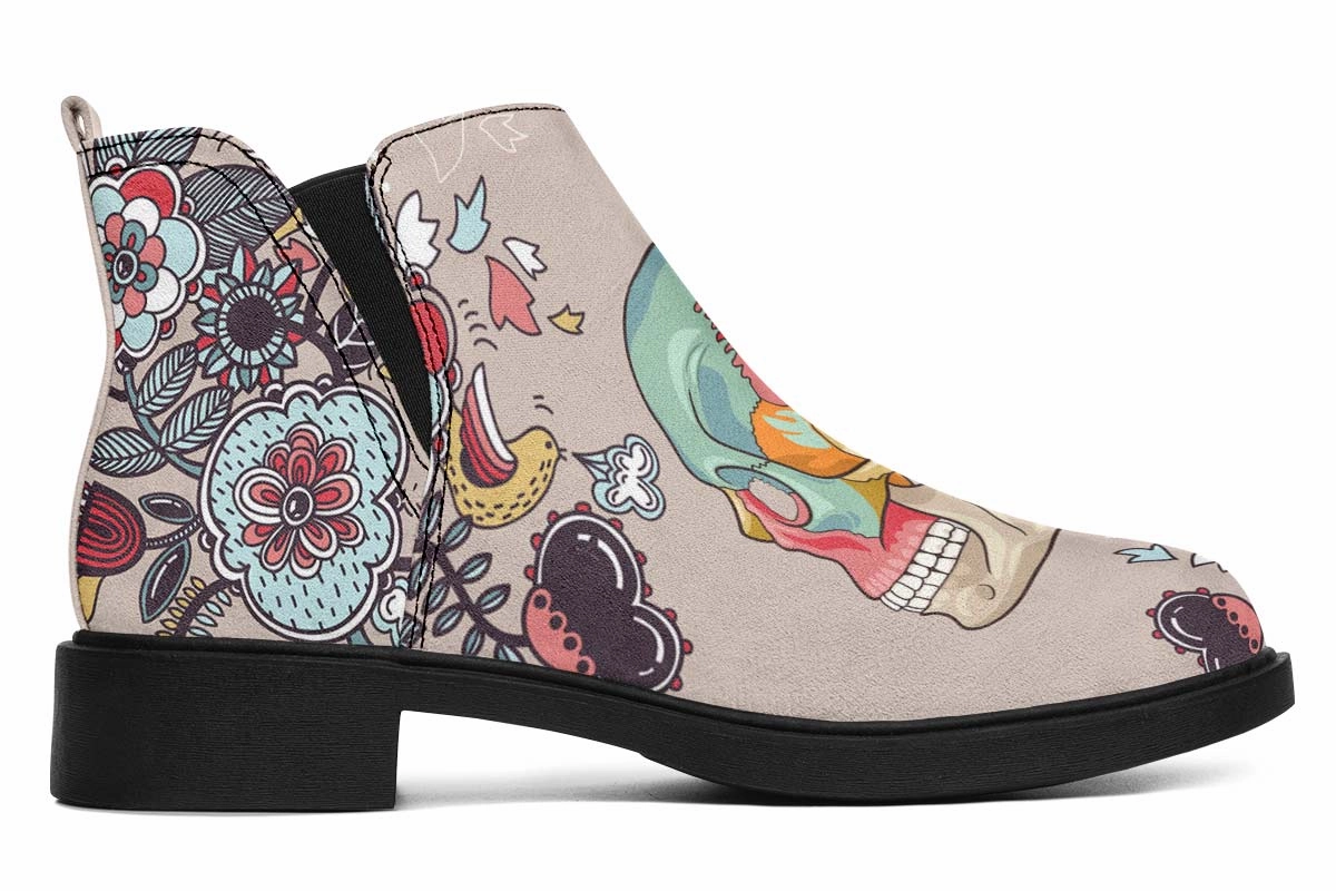 Human Skull Diagram Neat Vibe Boots