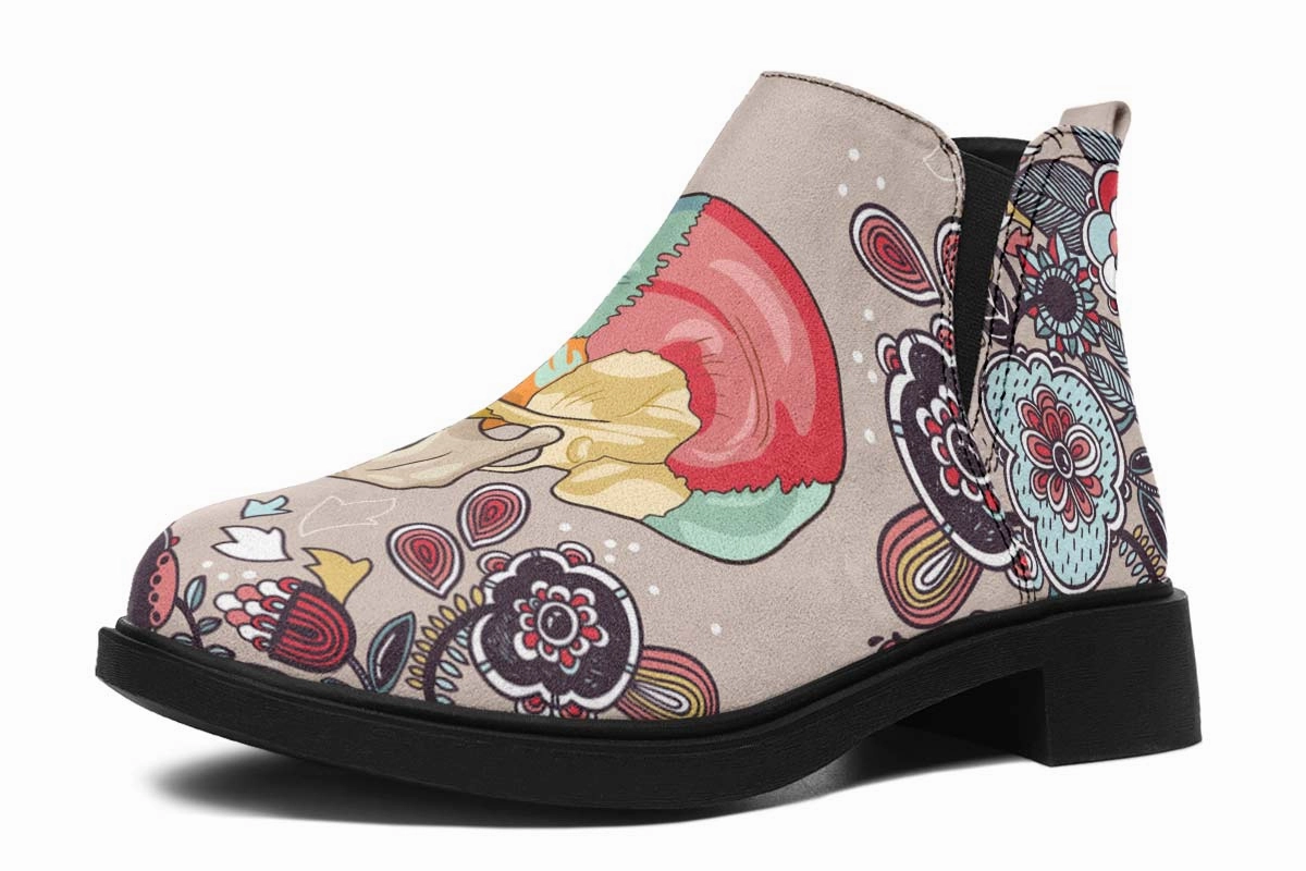 Human Skull Diagram Neat Vibe Boots