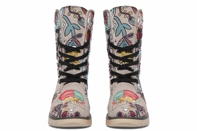 Human Skull Diagram Polar Vibe Boots